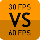 30 FPS vs 60 FPS विंडोज़ पर डाउनलोड करें