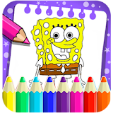 Paint Spogebober Coloring Game icon