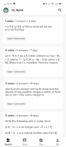 Android application Scholar Hive screenshort