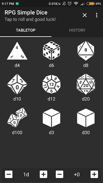 RPG Simple Dice - 1.11.0 - (Android)