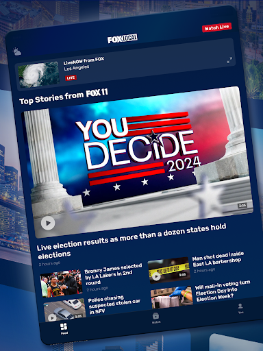 Screenshot of FOX LOCAL: Live Streaming News