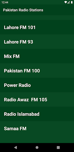 Pakistan Radio Stations Screen 3