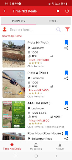 Android application TimeNxt screenshort