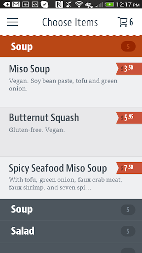 Hamachi Sushi Screen 3