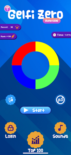 Android application Gelfi Zero screenshort