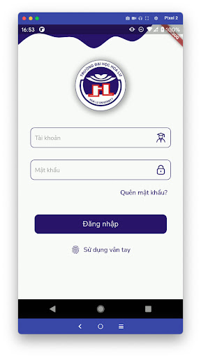 Android application VNPT UNI screenshort