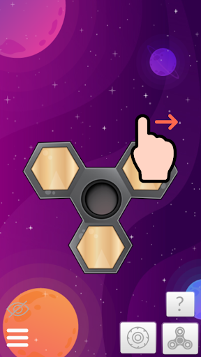 Android application AntiStress Fidget Spinner screenshort