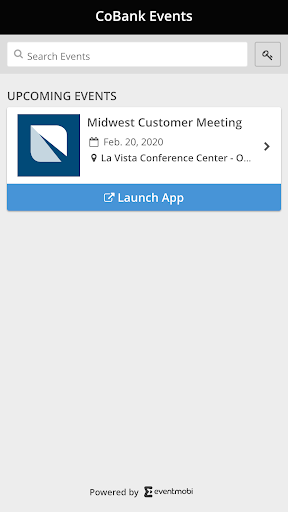Android application CoBank Events screenshort