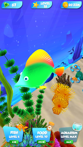 Android application Idle Aquarium screenshort