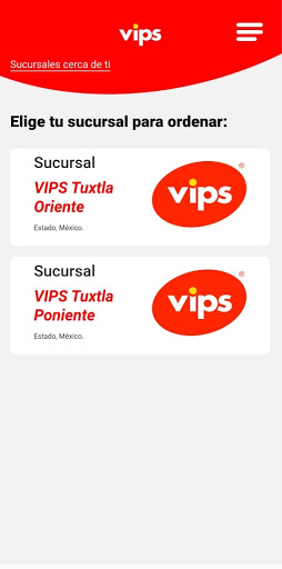 VIPS FARRERA Screen 2