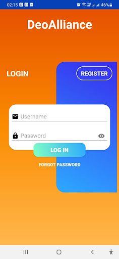 Android application DeoAlliance screenshort