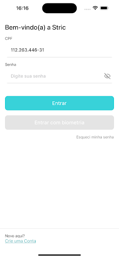 Android application Stric screenshort