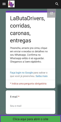 Android application LaButaCoop&DriverC screenshort
