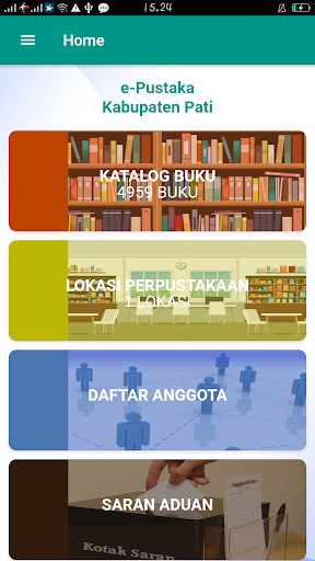 E-Pustaka Pati Screen 2