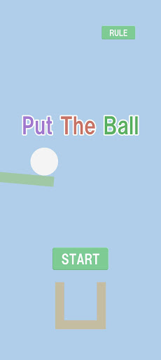 Android application 暇つぶしボール転がしゲーム - PutTheBall screenshort