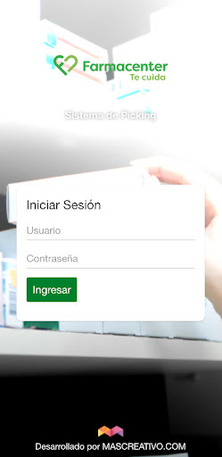 Android application Picking - Farmacenter screenshort