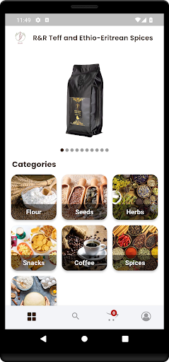 Android application R&R Wholesalers screenshort