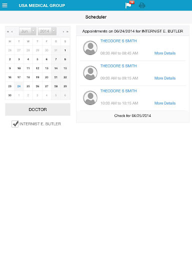 GlaceEMR Screen 2