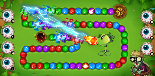 Zombie Shooter Marble Jungle