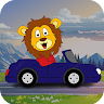 download Lion Zig Zag Car Game apk