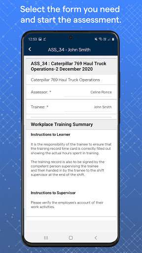 INX Assessor Screen 2