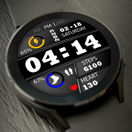 Key023 Digital Watch Face Screen 2