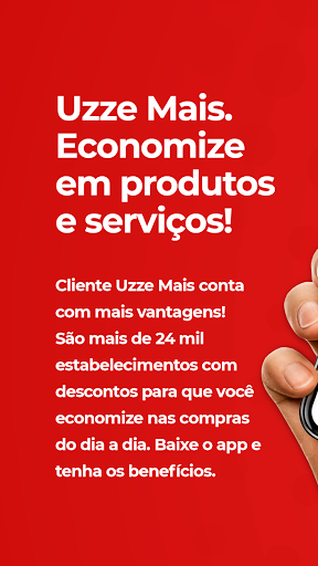 Android application Uzze Mais screenshort