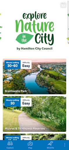 Android application Nature in the City screenshort