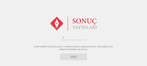 Android application Sonuç Mobil Kütüphane screenshort