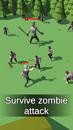 Android application Zombie Camp: Forest Survival screenshort