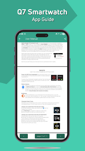 Q7 Smartwatch App Guide