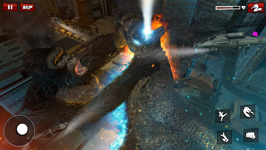 Godzilla Kaiju City King Kong