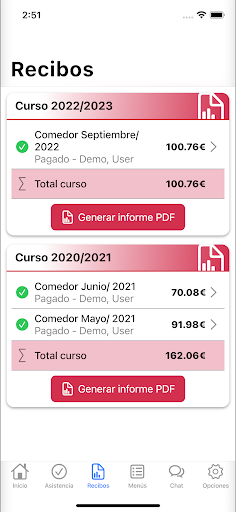 Como en Casa: Comedor Escolar Screen 3