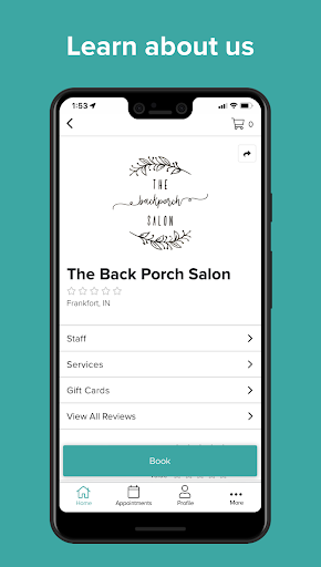 The Back Porch Salon Screen 2