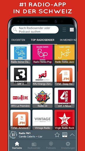 Android application Radio Swiss - radio online screenshort