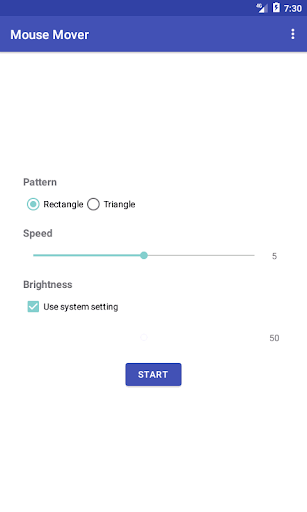 Android application Mouse Mover screenshort