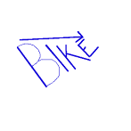 biking downhill