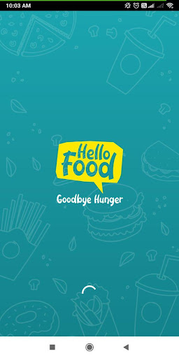 Android application Hello Food screenshort