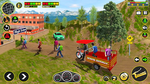 School Auto Rickshaw Simulator Screen 2