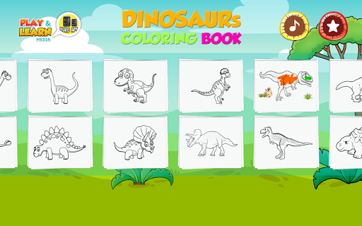 Dinosaur Coloring Book