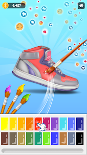 Sneakers Color Art Design Game