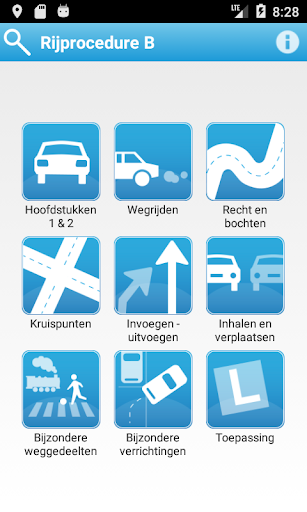 Rijprocedure B Screen 2
