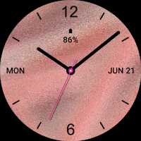 Rose Gold Style Watch Face