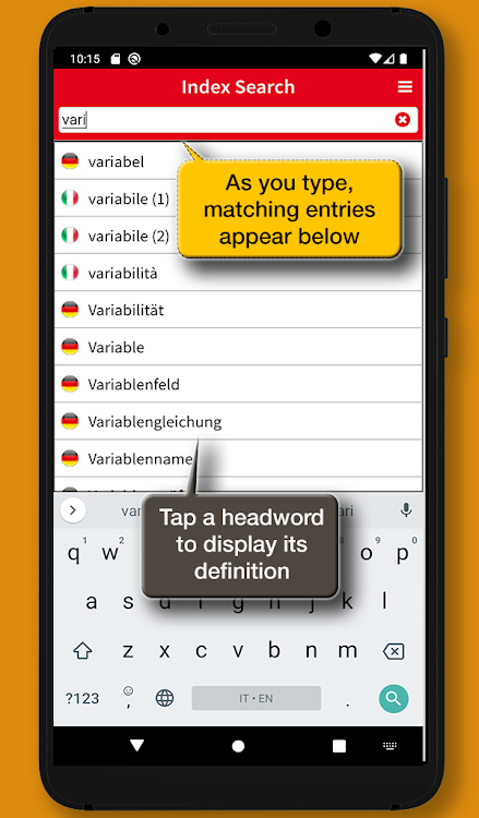 Technical Dictionary DE-IT - 2.2.0 - (Android)