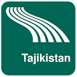 Tajikistan Map offline icon
