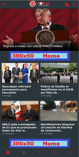 Android application 24 Horas El Diario sin Límites screenshort