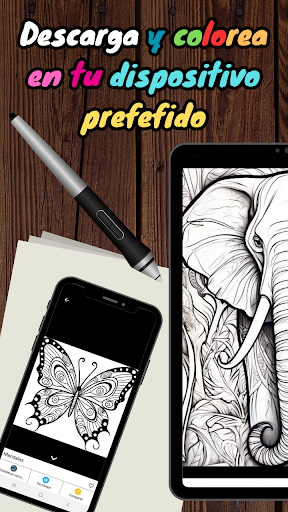 Arte a Color-Imprime y Colorea Screen 3
