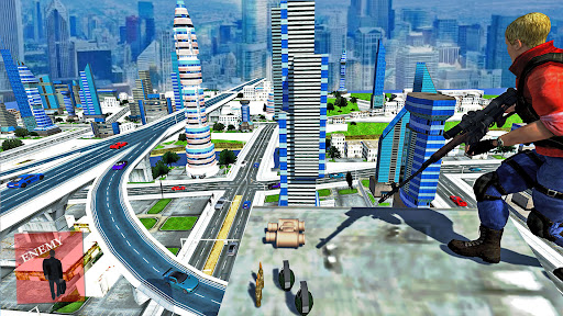 Android application 3D Sniper Shooting Gun Games screenshort