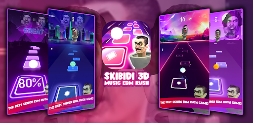 Skibidi Toilet Music Tiles Hop screenshot