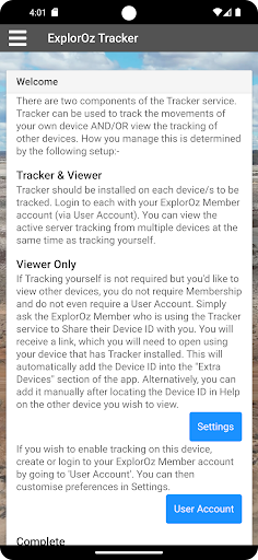 ExplorOz Tracker screenshot 1